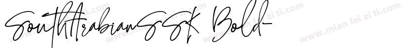 SouthArabianSSK Bold字体转换